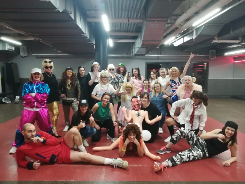 RuPaul hen party dance class Leeds - group learning voguing and runway walks in city centre studio
